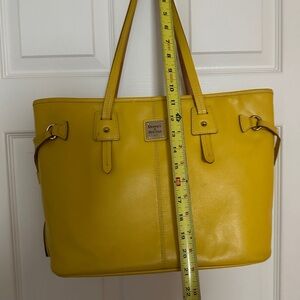 Dooney & Bourke  Preloved zipper yellow tote